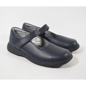 Women's School Issue Prodigy Navy Leather Mary Jane Uniform Shoes Sz 5.5W